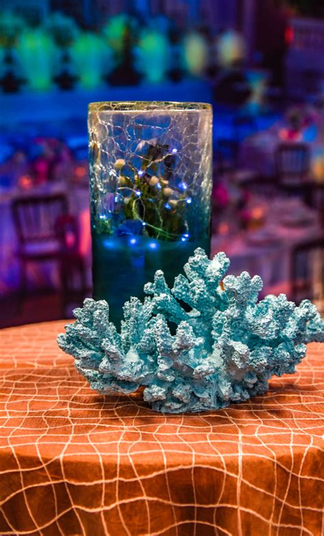 Under The Sea Themed Floral Centerpiece Mermaid Ocean Decor Mermaid Inspo Sea