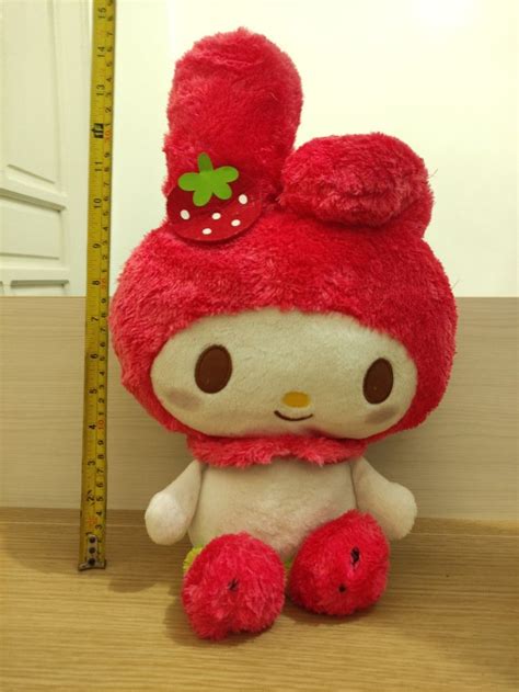 Sanrio My Melody Strawberry Plushie Stuffed Toy Hobbies And Toys Toys