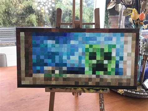 Minecraft Painting That I Finally Finished Today Rminecraft