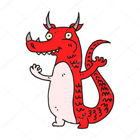 Welsh Dragon Cartoon — Stock Vector © Lineartestpilot 14928611