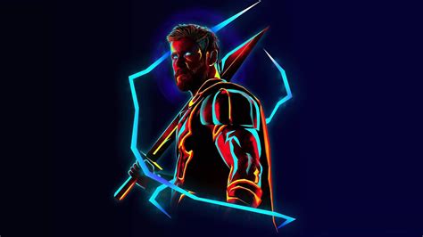 27 Neon Avengers Wallpapers
