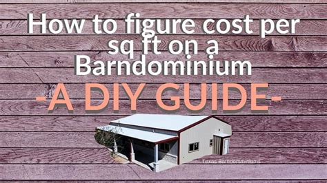 Barndominium Cost Per Square Foot A Guide Barndominium Cost
