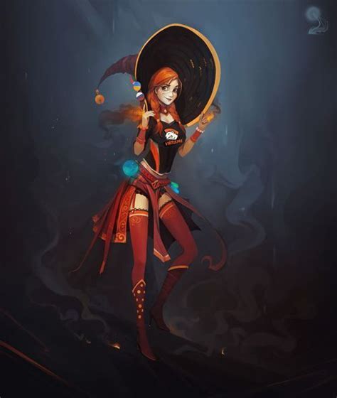 Lina Dota 2 And Cute Image Virtus Pro Game Character Design