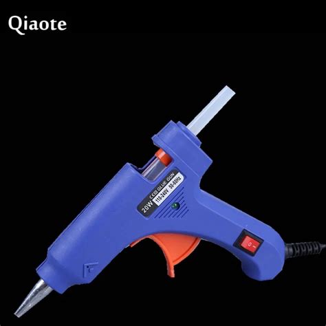 Hot Melt Glue Gun 20w Mini Eu Plug Thermo Electric Tool With Glue Stick