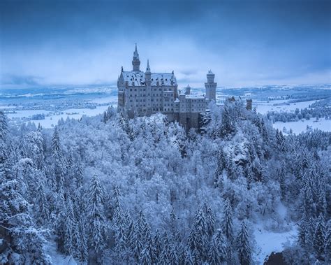 1280x1024 Neuschwanstein Castle In Winter 1280x1024
