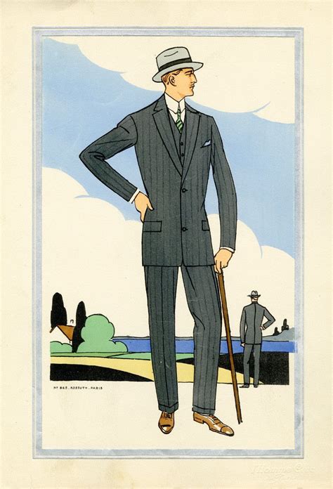 1920s Mens Fashion Short Suit Jackets Became Popular Vintage Men Style