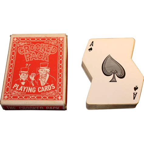 Freed Novelty The Crooked Pack Unusual Playing Cards 1969 From