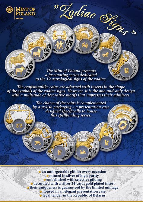 January 28 zodiac compatibility, love characteristics and personality restless romantics, dreamers adoring mysticism, sacraments and intrigues. Zodiac Signs Set, Belarus, 2013, 28.28g x 12 | SilverCoinStory