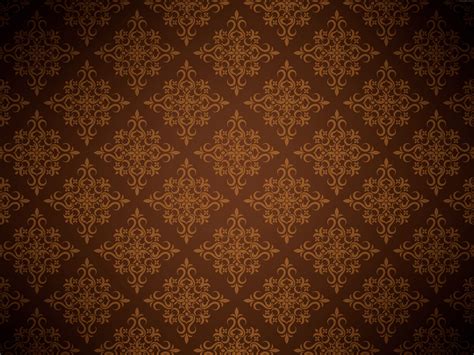 Brown Floral Textured Wallpaper Classic Wallpaper Texture Picture
