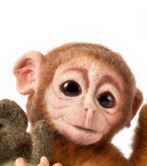 Baby Monkey Realistic Toy Realistic Stuffed Animals Ooak Art Etsy