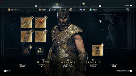 Assassins Creed Odyssey Achilles Armor Set Legendary Youtube