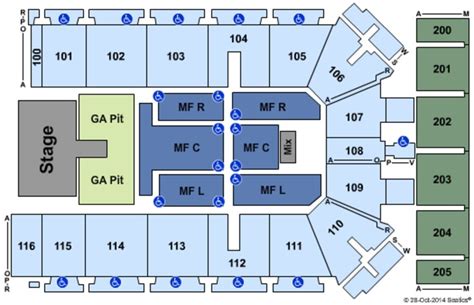 Tyson Events Center Gateway Arena Tickets In Sioux City Iowa Seating