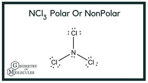 Ncl3 Polar Or Nonpolar Nitrogen Trichloride Polarity Explained Youtube