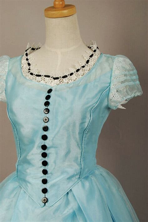Tim Burtons Alice In Wonderland Alice Blue Dress Costume Blue Dress