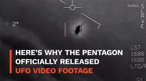 Heres Why The Pentagon Officially Released Ufo Video Footage