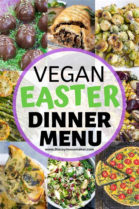 Complete Vegan Easter Dinner Menu Printable Shopping List Stacey