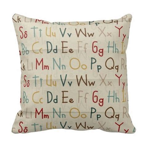 Alphabet Pillow