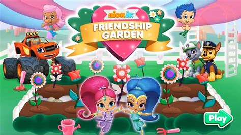 · play free online games. Nick Jr. Originals - Friendship Garden / Nick Jr. (kidz games) - YouTube