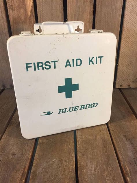Vintage School Bus First Aid Kit First Aid Kit Vintage First Etsy