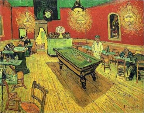 El Bar Por La Noche Vincent Van Gogh Art Van Gogh Paintings Vincent