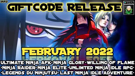 Giftcode Release On February Chaos And Peace Ninja Glory Youtube