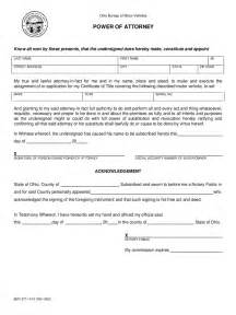 Durable Power Of Attorney Form Ohio Pdf