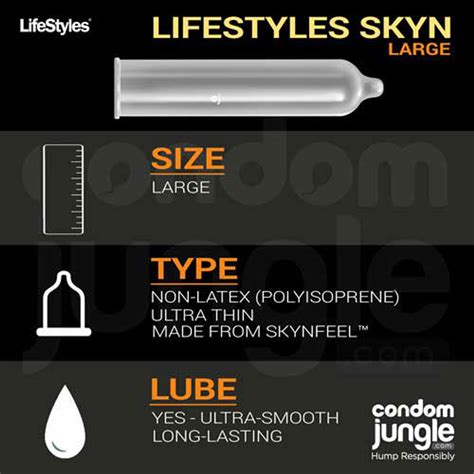 Lifestyles Skyn Large Condoms Reviews Non Latex Size