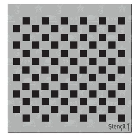 Stencil1 Checkers Small Repeat Pattern Stencil S18p13s2