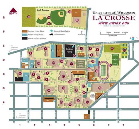 Uw La Crosse Campus Map Zip Code Map