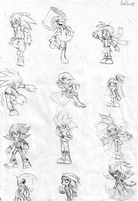 Human Sonic Collection 1 By Auroblaze On Deviantart