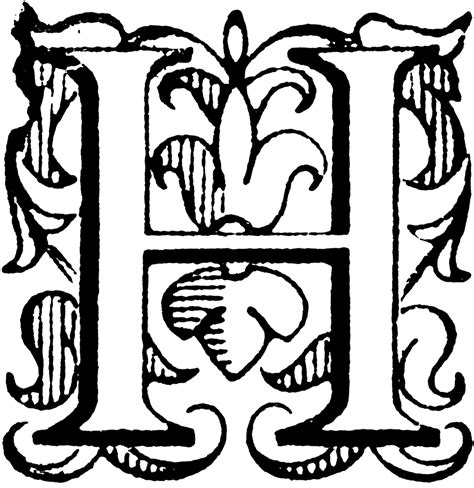 See more ideas about letter d, coloring pages, coloring pages for kids. H | ClipArt ETC | Monogram art, Coloring pages, Alphabet ...