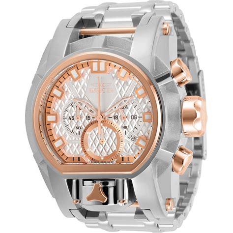 Invicta 31551 Bolt 52mm Mens Zeus Stainless Steel Watch 886678372553