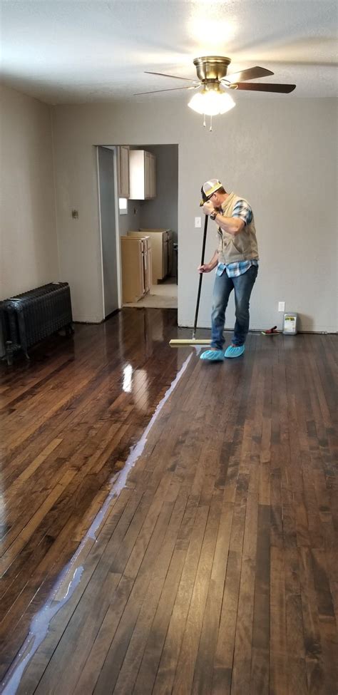 Applying Finish Over Stained Maple Maple Floors Wood Floor Colors
