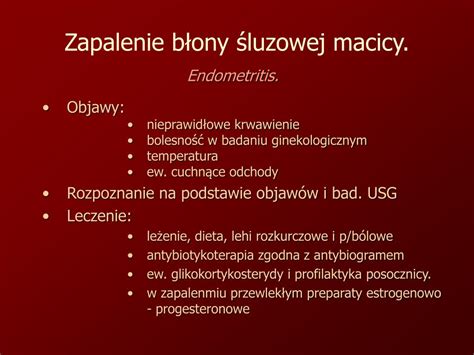 Zarośnięcie Kanału Szyjki Macicy Po Menopauzie - PPT - Ginekologia zachowawcza PowerPoint Presentation, free download