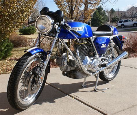1974 Ducati 750 Sport Blue L Side Front Classic Sport Bikes For Sale