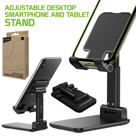 Adjustable Desktop Smartphone And Tablet Stand Foldable Heavy Duty