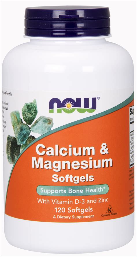 So, health care providers often recommend supplements. NOW Supplements, Calcium & Magnesium with Vitamin D-3 and ...