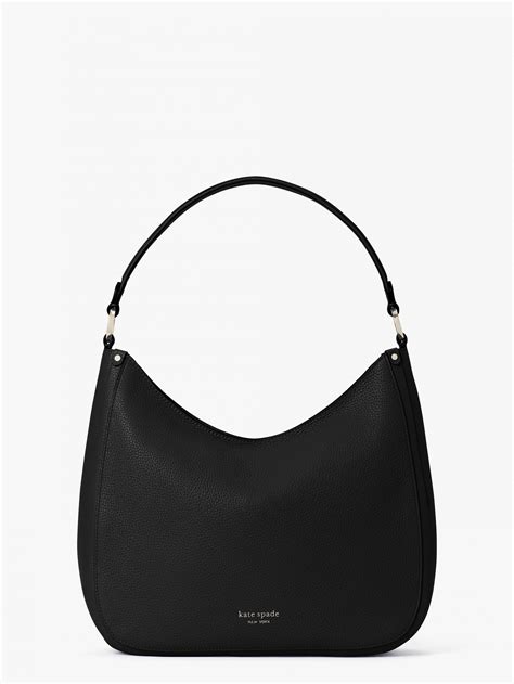Roulette Large Hobo Bag Black Womens Kate Spade Shoulder Bags ~ Avtechn