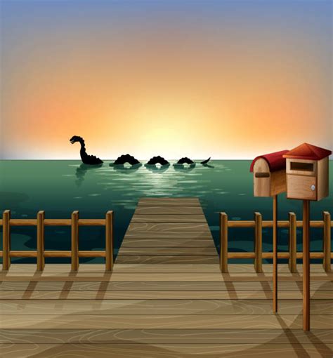 Royalty Free Lake Dock Clip Art Vector Images And Illustrations Istock