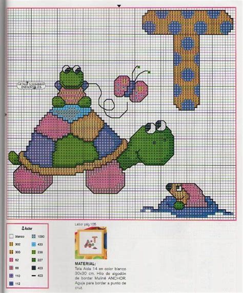 Tortuga Con Imágenes Minnie Punto De Cruz Punto De Cruz Graficos