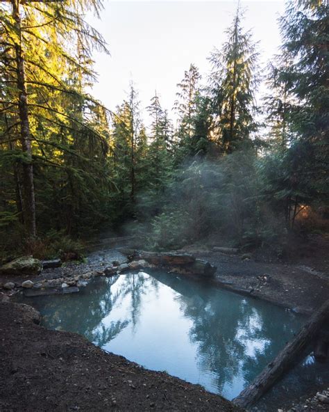 Baker Hot Springs A Place Of Relaxation Deep In The Forests Of Washington