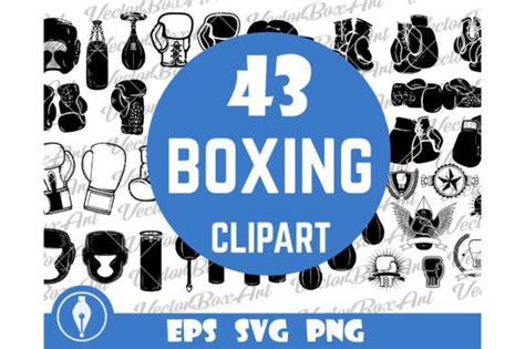 Boxing Gloves Clipart Svg Boxing Image Graphic By Ivankotliar256
