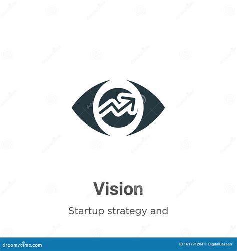 Vision Vector Icon On White Background Flat Vector Vision Icon Symbol
