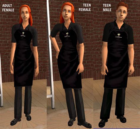 Starbucks Uniform By Bps Sims 4 Sims Sims 4 Update Vrogue