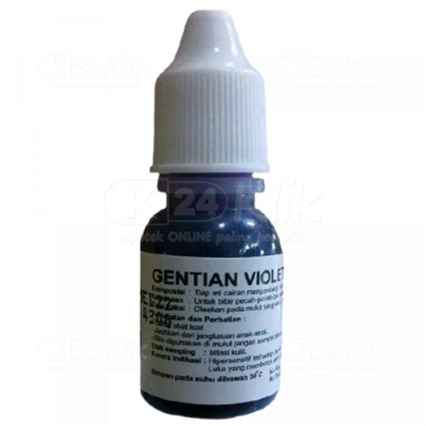 Nbf Gentian Violet 1 10 Ml Manfaat Dosis Efek S