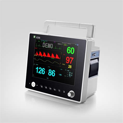 Ecg Patient Monitor Respiratory Rate Temperature Co2 G3s