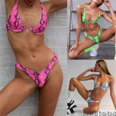2019 Newest Hot Sexy Womens Summer Beach Bikini Set Ladies 2 Pcs