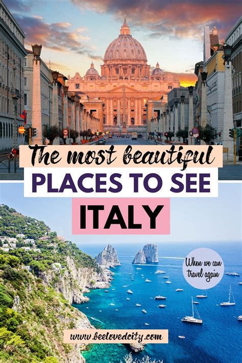 The Most Beautiful Places To See In Italy