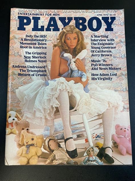 Mavin Playboy Magazine April Vintage Centerfold Intact Vargas Girl Ursula Andress