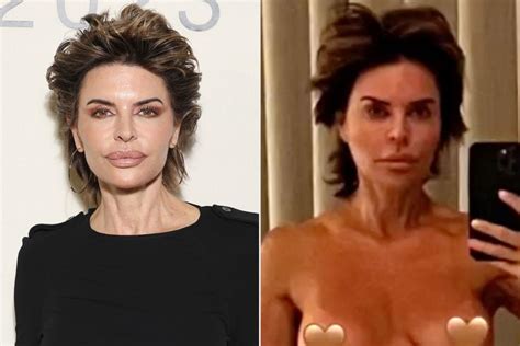 Lisa Rinna 60 Bares All For Cheeky Nude Mirror Selfie ‘celebrate It